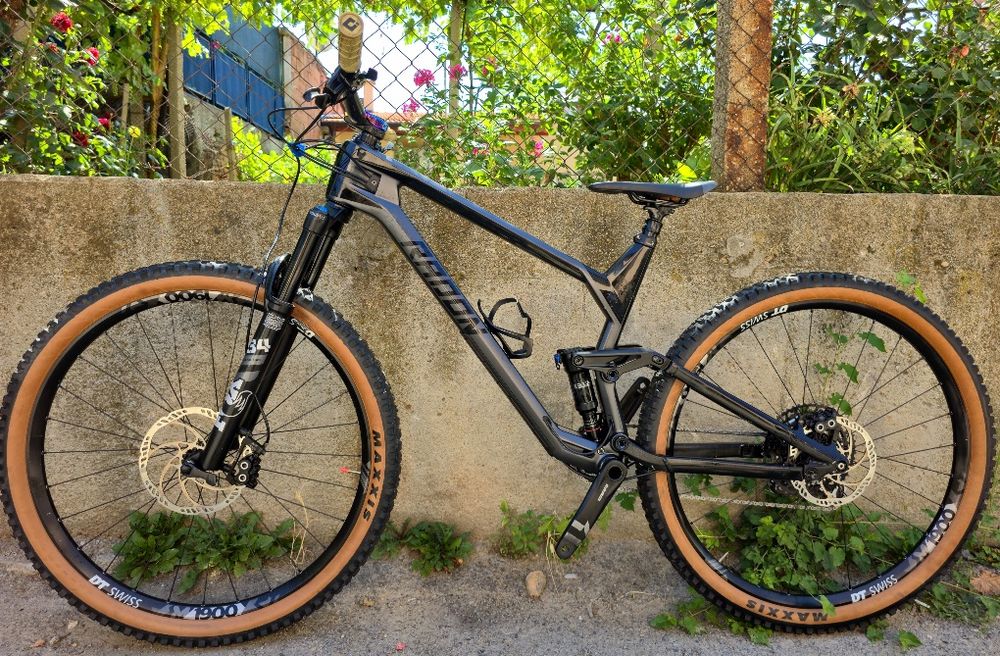 Карбонов Немски Radon Slide Trail 29 цола L размер Fox 34 1x12 GX скорости Пълно окачване