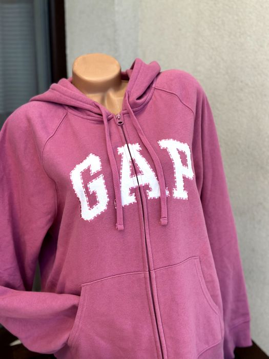 Дамски суичър с цип GAP - размер L, много добро състояние