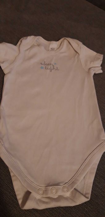 Комплект 12 памучни бодита (68 см) в отлично състояния