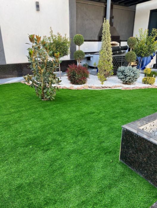 Суний газон ва девор