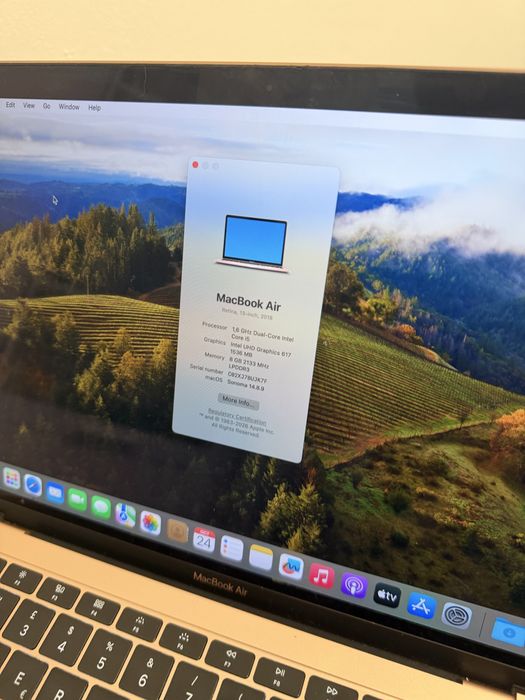 MacBook Air 13" Rose Gold (2018) – Stare Impecabilă / Intel i5 / 8GB RAM / macOS Sonoma