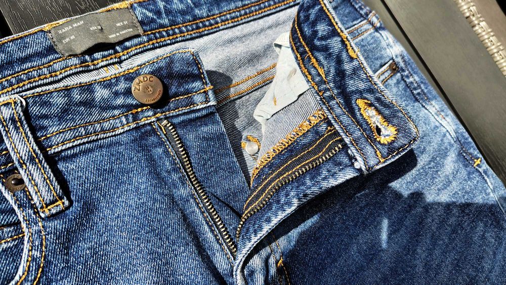 Blugi Zara Man denim skinny marime 40