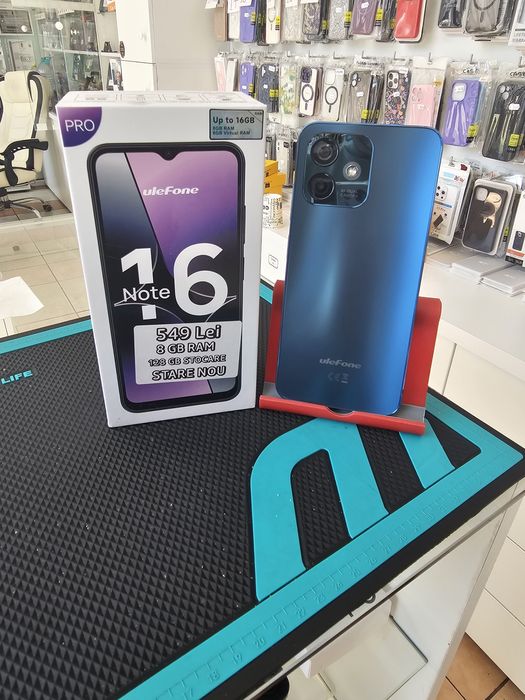 Ulefone Note 16 Pro, 8/128 GB, Nou, 2 ani garanție