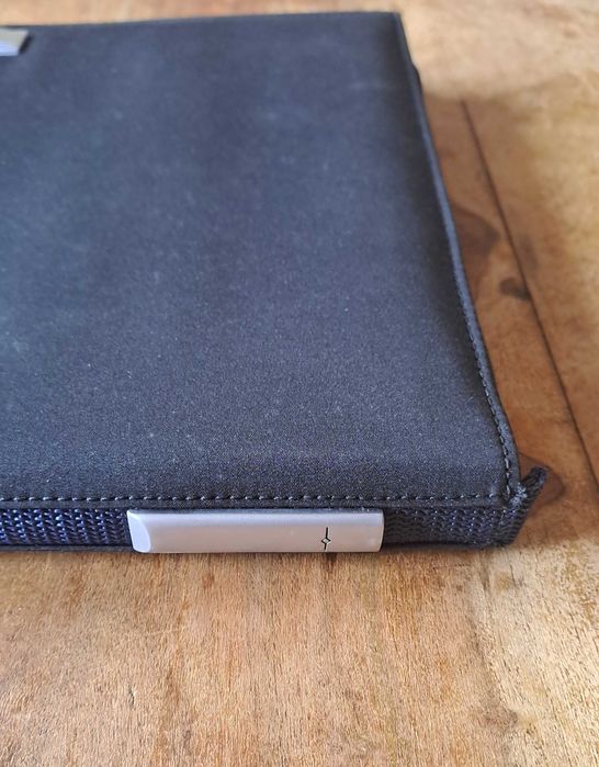 папка  за документи черен със синьо без/с цип Марксман Marksman А4