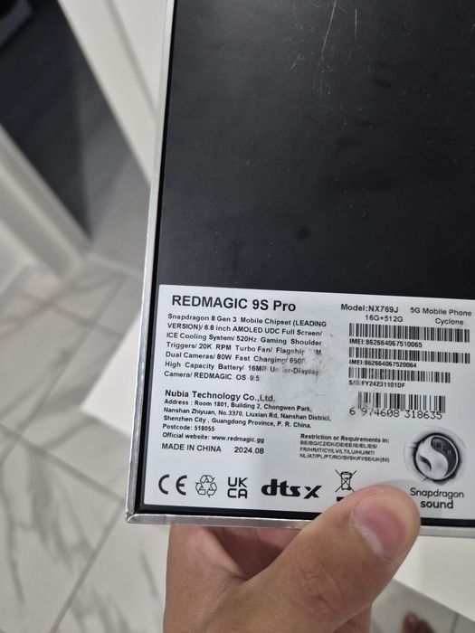 Red magic 9s pro 512 gb