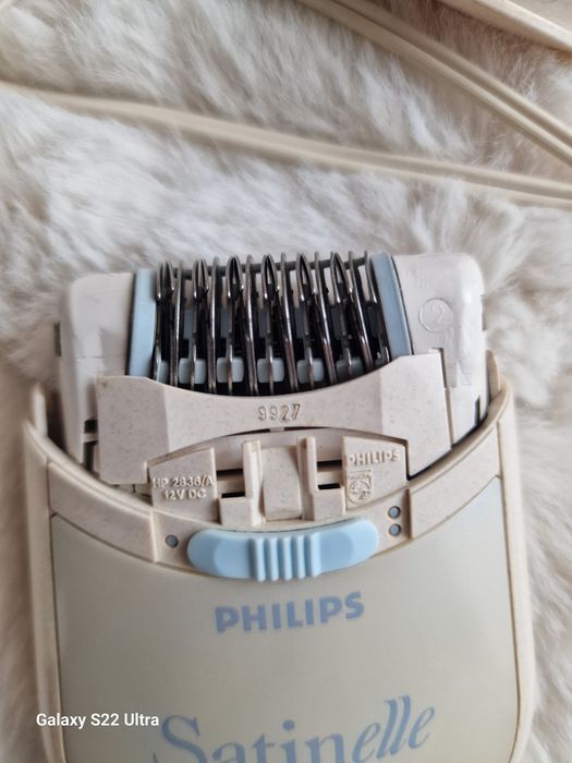 Epilator Philips Satinelle Vitesse - Perfect funcțional (+ accesorii)