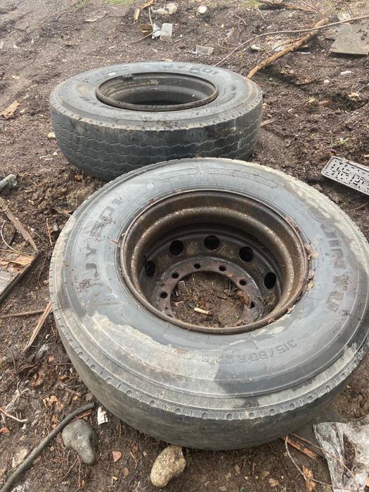 Диски с шинами R22.5