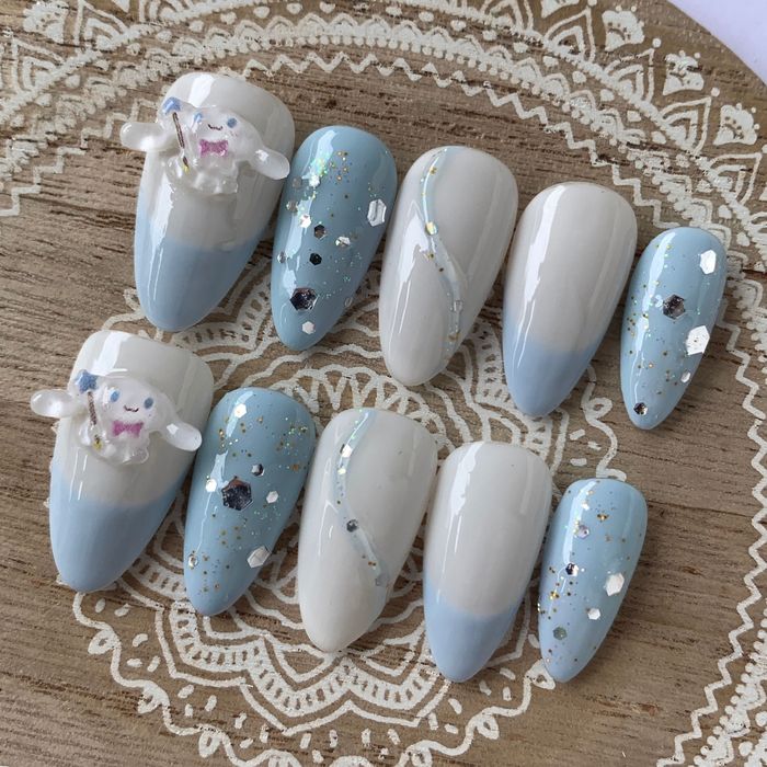 Ръчно рисувани изкуствени нокти press on nails