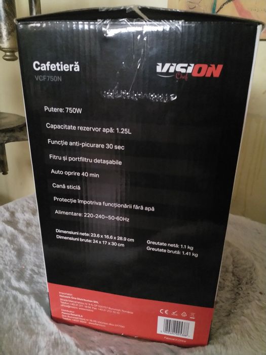 Cafetieră Vision Chef - Nouă