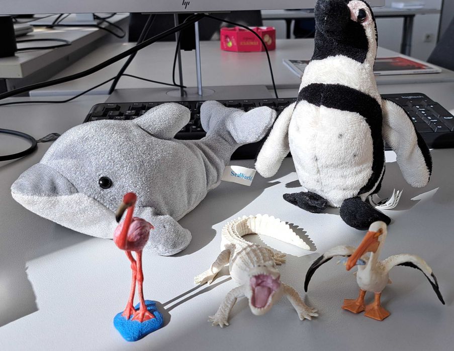 Детски плюшени играчки - сет 5бр.