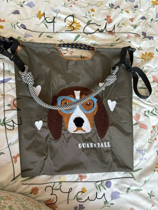 Модная сумка тоут из плащевки