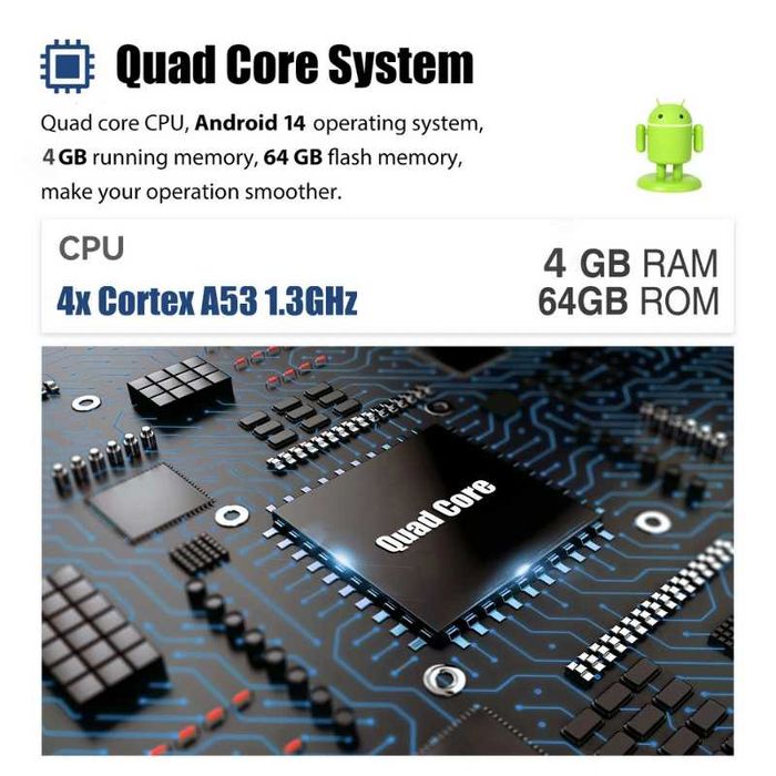 BMW серия 3 E46/M3 2-DIN мултимедия с Android’14 4GB/64GB