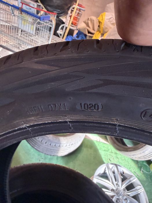 4 Anvelope Continental EcoContact 6 235/45 R18 94W – DOT 2020 – Vară – 80% profil