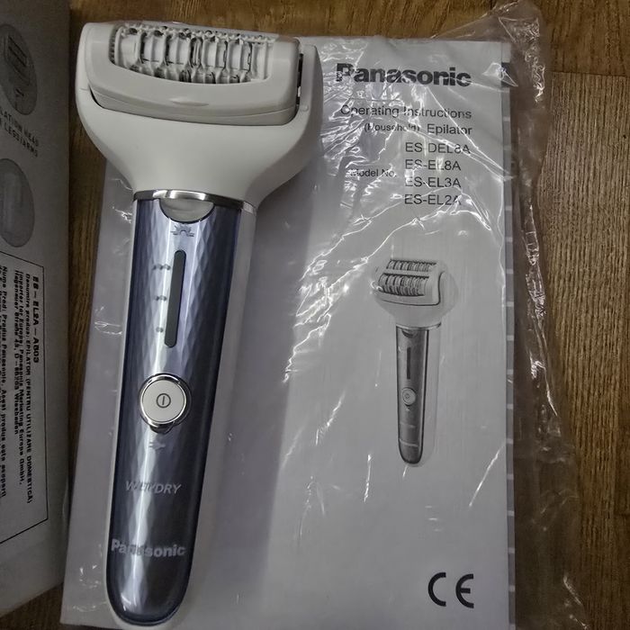 Epilator Panasonic ES-EL2A-A503, Umed/uscat, 3 viteze, Autonomie 30 mi