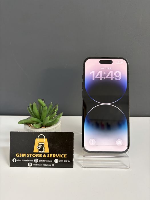 Iphone 14 Pro 128Gb Black 2 Ani Garantie Gsm Store&Service