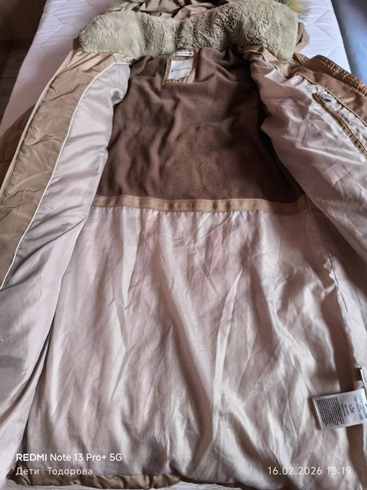 Продавам ново марково,зимно,бежово яке Tom Tailor.