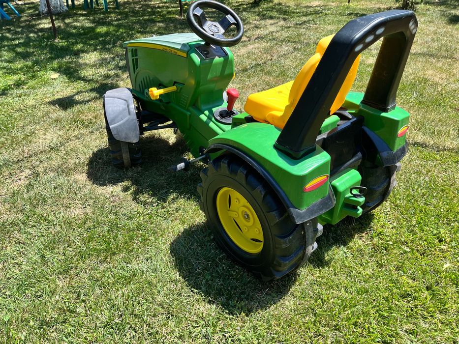 Педално тракторче John Deere с преден товарач Farmtrac