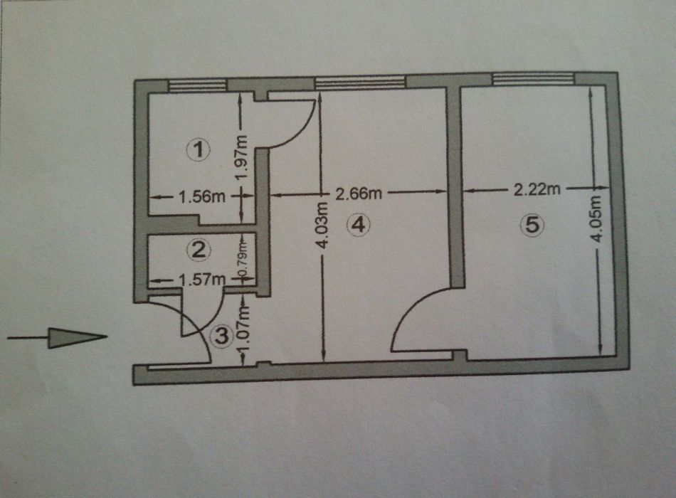 Vând apartament două camere