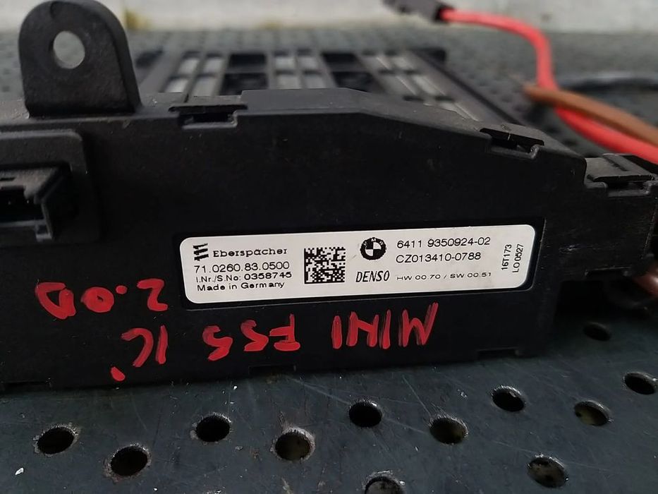Rezistenta electrica bord mini cooper f55 f56 6411935092402 cz0134100788 710260830500
