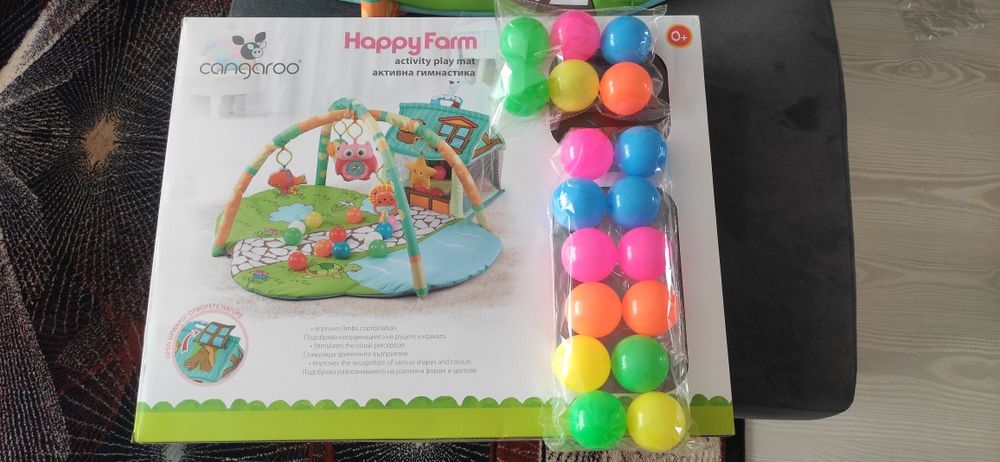 Активна гимнастика Moni - Happy Farm, зелена