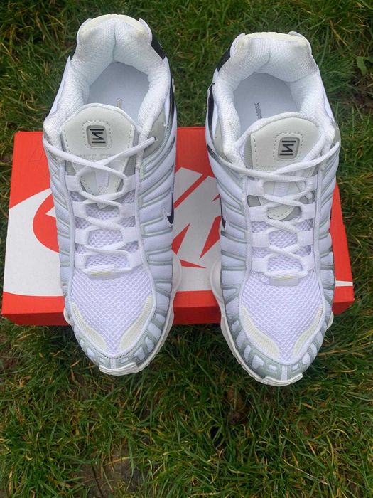 nike shox TL white&black