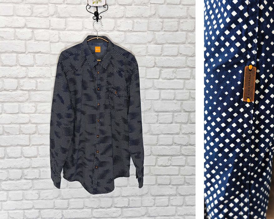 HUGO BOSS Оригинална мъжка риза размер 2XL / XXL