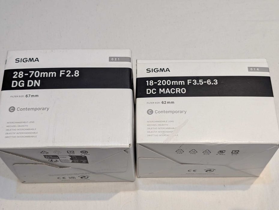 Sigma 28-70mm F2.8 DG DN 18-200mm f/3.5-6.3 DC OS HSM for Sony E