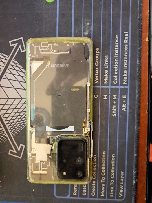 Samsung s20 ultra 5g defect pentru piese display defect g988b/Ds dual