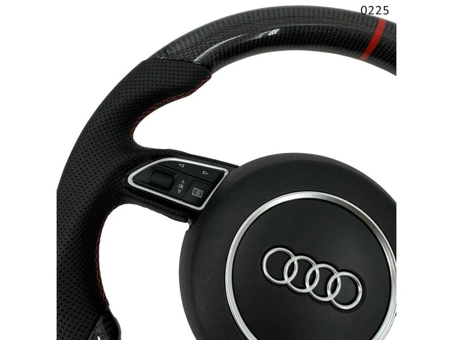 Volan sport ergonomic din carbon AUDI A3 A4 A5 A6 A7 A8 Q3 Q5 Q7