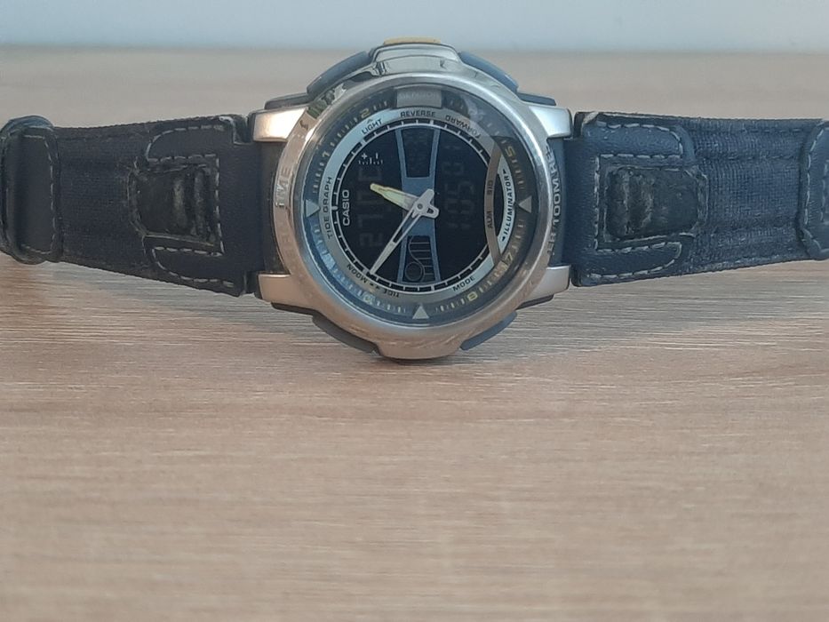 Ceas Casio AQF-101 (Modul 4348) Active Dial, Termometru, 10 BAR