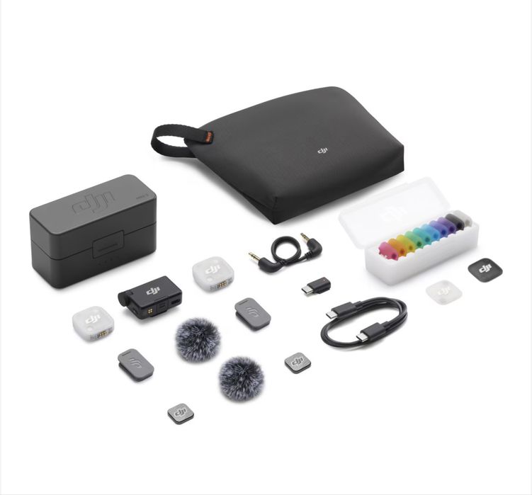 Lavaliere DJI Mic Mini 2 (2 TX + 1 RX + Charging Case)