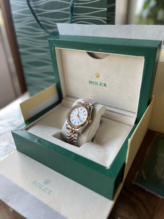 Rolex Datejust White Motif 41 mm