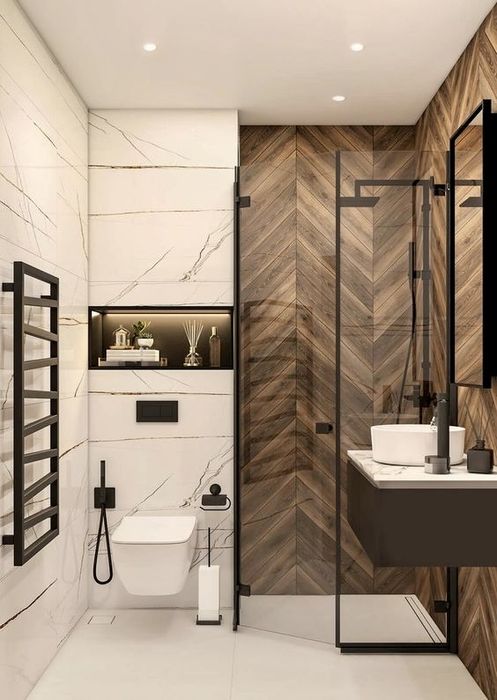 Установка душевых кабин