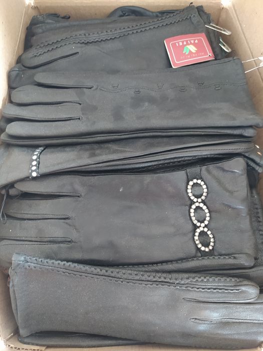 Перчатки кожаные