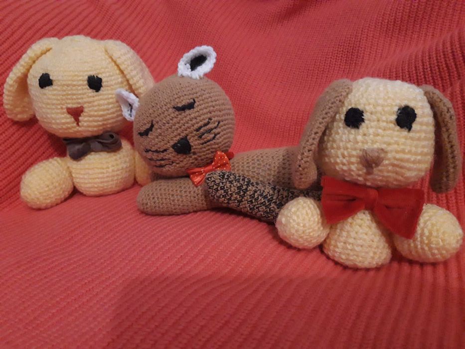 Jucarii croșetate bebe 50 lei