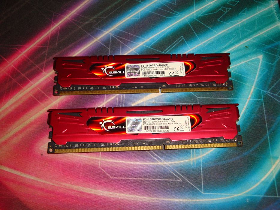 Kit memorii ram ddr3 G.skill Ares 16gb dual channel 1600 mhz