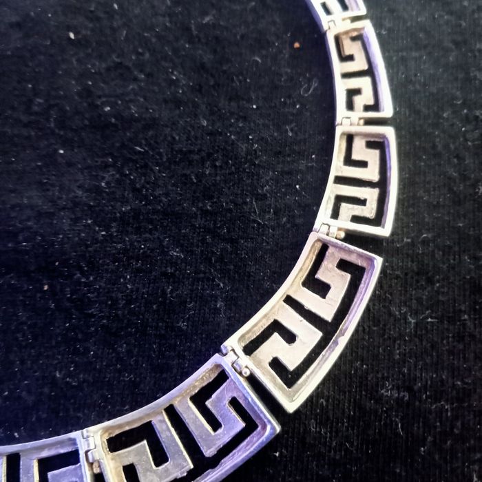 Colier de argint placat cu aur de 14 k