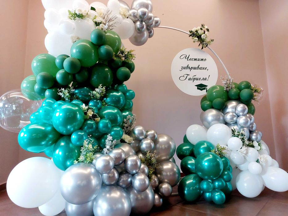 Украса за абитуриентски бал / завършване / дипломиране