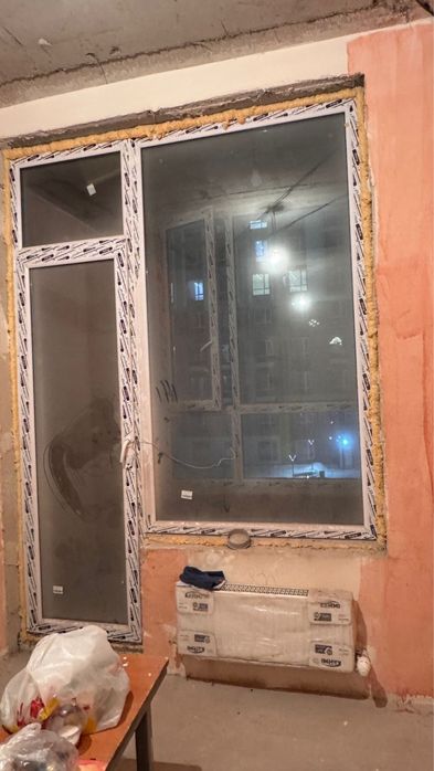 Пластиковые двери и окно