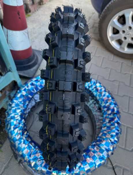 мотокрос гума 059 110/90-19 mx3.1   Жълта линия мека Soft