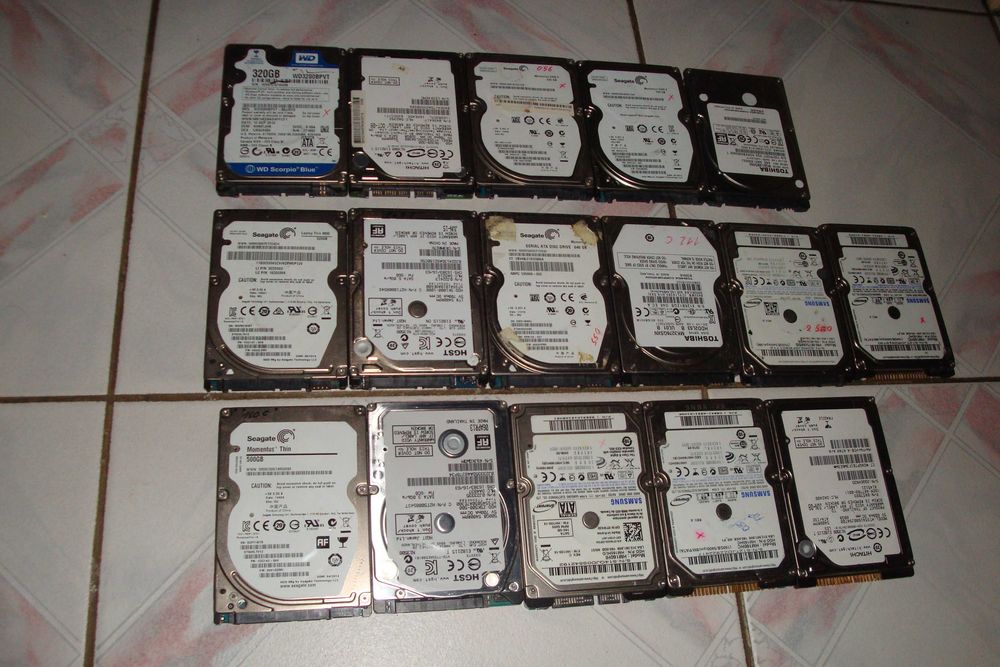 16 buc hard disk laptop sata / ata 80gb 160gb 320gb 500gb 1tb ide ata