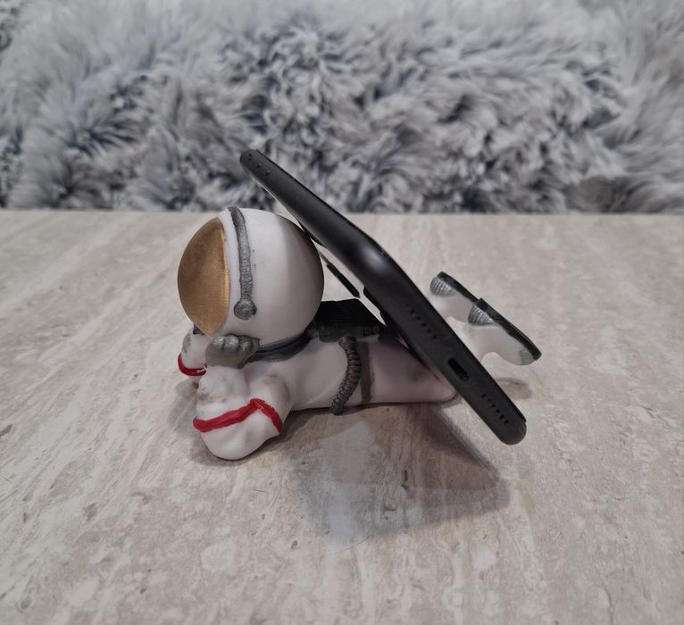 Suport telefon Astronaut-  pictat manual