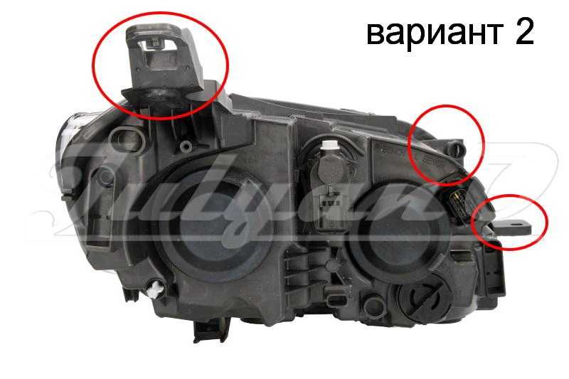 Щипки (водачи, крепежи) за закрепване на фар за PEUGEOT 301