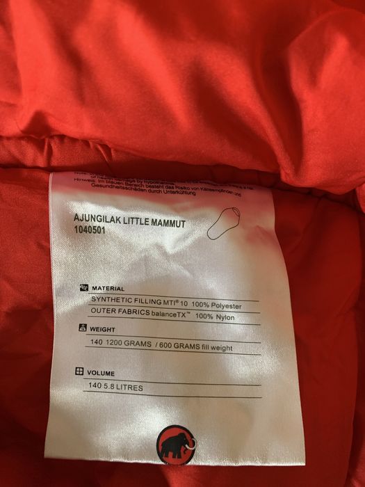 Sac dormit copii Ajungilak Little Mammut 105-140 cm