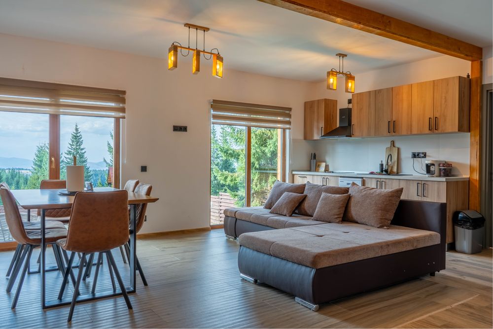 Cabana de inchiriat cu jacuzzi, Marisel, Cluj (100 m partia de ski)