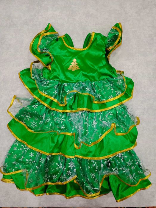 Новогоднее платье «Ёлочка» для девочки