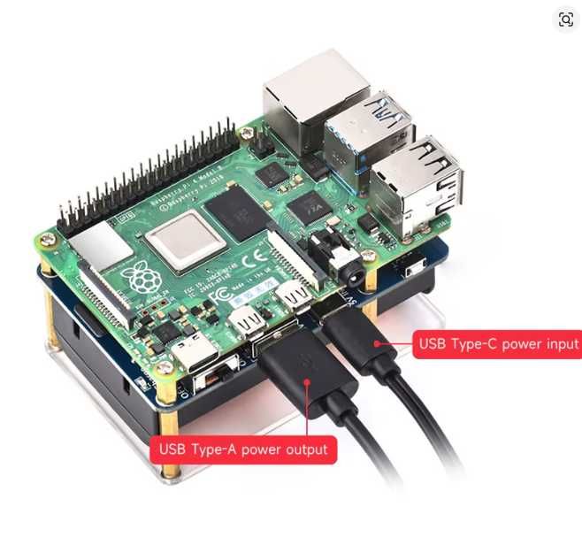 Waveshare UPS HAT D Raspberry 3 4