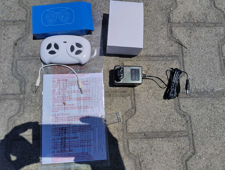 MERCEDES Акумулаторен джип GLC63 бял QLS 5688