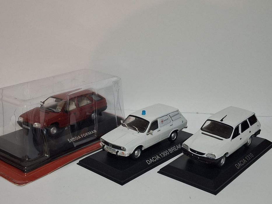 diverse machete 1:43 vw, dacia renault ,rabaa, skoda
