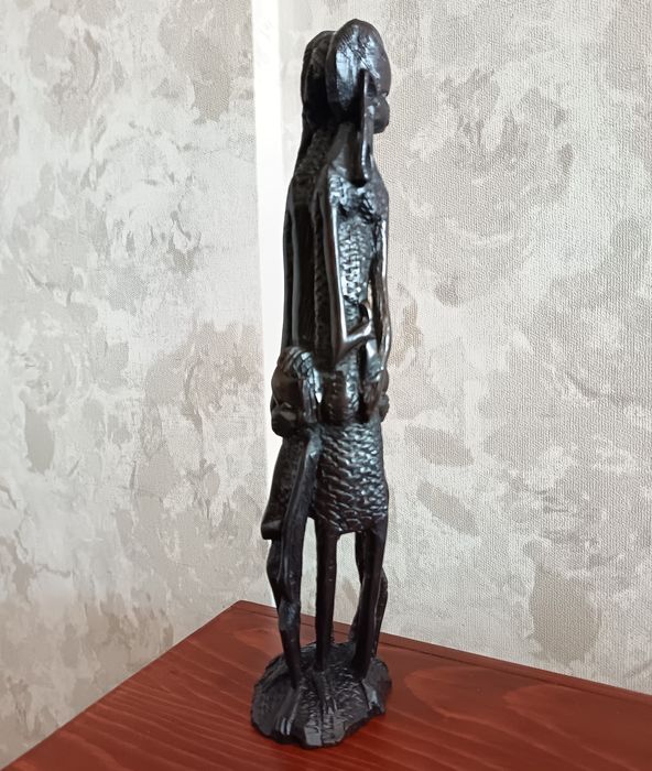 Автентична африканска статуетка, дърворезба"Уджамаа"